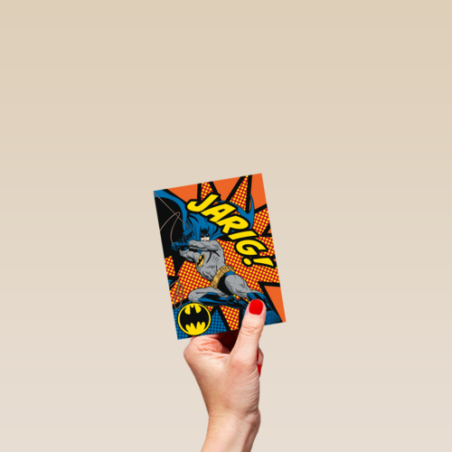 Batman verjaardagskaart jarig