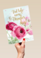 Moederdagkaart Klassiek Veel liefs voor Moederdag bloemen