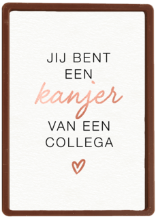 Bedankt kaart thuiswerken jij bent een kanjer van een collega