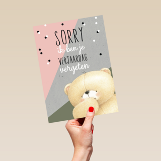 forever friends sorry ik ben je verjaardag vergeten