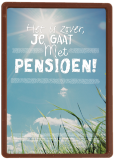 ombouw het is zover je gaat met pensioen