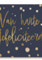 Van harte gefeliciteerd goud