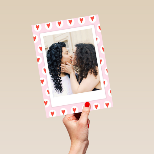 valentijnskaart foto hartjes