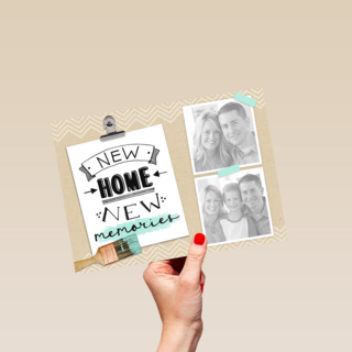fotokaart new home new memories