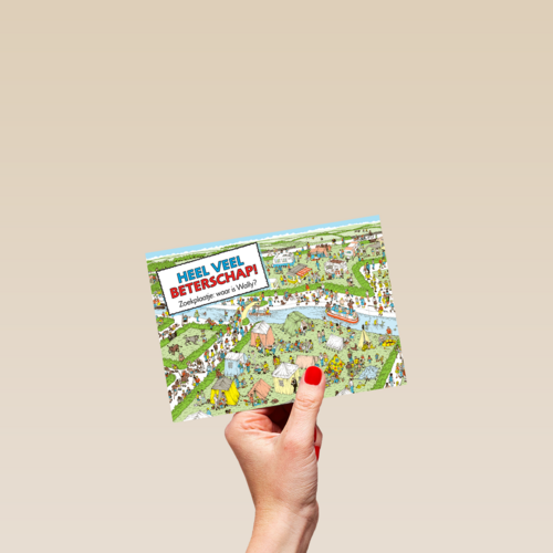 beterschap kaart grappig waar is wally