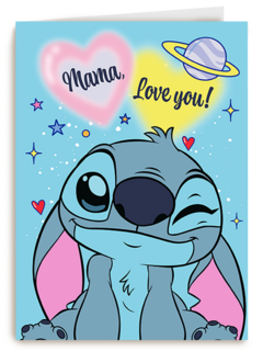 Stitch Mama Love You Wink