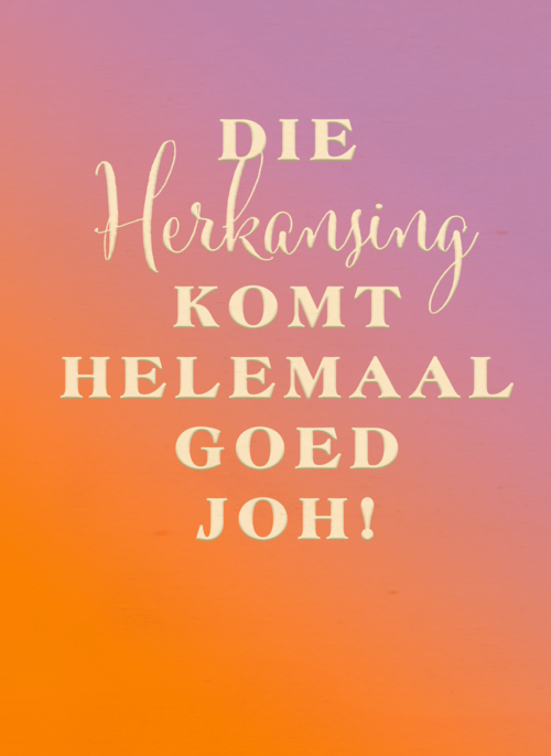 Houten Kaart Diploma | Hallmark | Houten Kaart Hallmark | Diploma | Herkansing Komt Goed