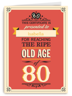 leeftijd tachtig old age
