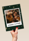 kerstkaart fotokaart merry x mas
