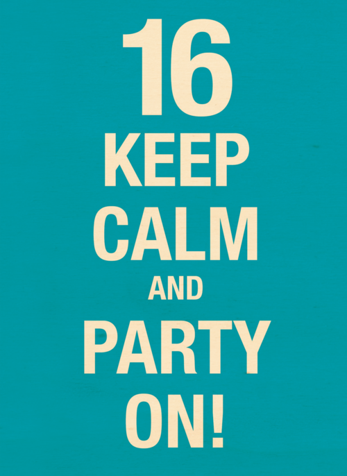 16 keep calm and party n