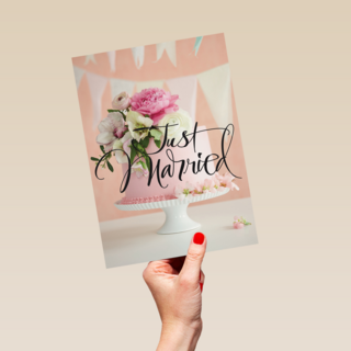 just married getrouwd