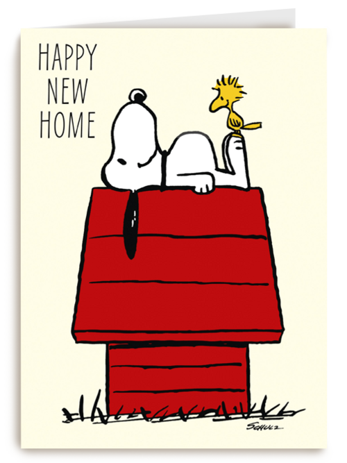 nieuw huis snoopy