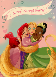 Sorry kaart Disney prinsessen