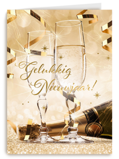 Nieuwjaar gelukkig cheers