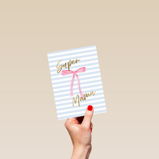 Moederdag super mama strik