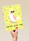 Verjaardagskaart man vrouw hip Happy Bird Day