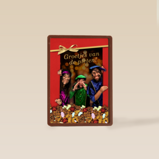 Sinterklaas kaart groetjes van de pieten