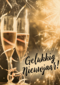 nieuwjaarskaart zakelijk champagne glazen vuurwerk