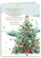 Kerstboom meertalige kerstwens