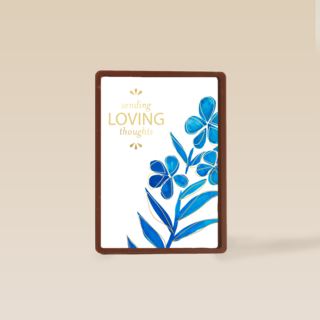 Sterktekaart Engels Sending loving thoughts
