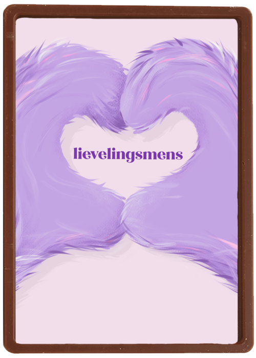 Kaart Hallmark | Vriendschap | Lievelingsmens Fluffy Hand