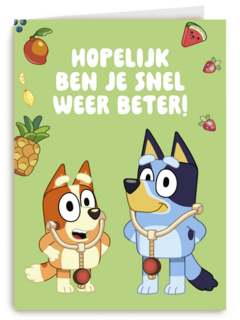 Bluey Bingo Hopelijk ben je snel weer beter
