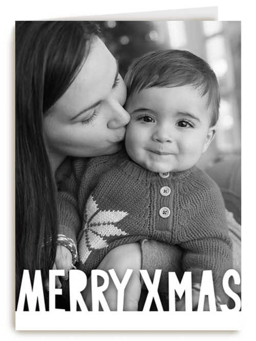 fotokaart met merry xmas als tekst