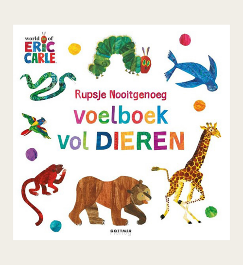 Boek Rupsje Nooitgenoeg Voelboek Vol Dieren