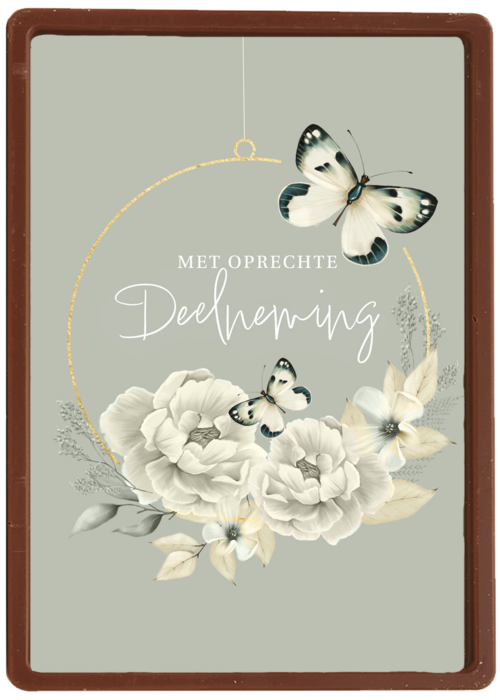 Kaart Hallmark | Condoleance Kaarten | Oprechte Deelneming Met Vlinders
