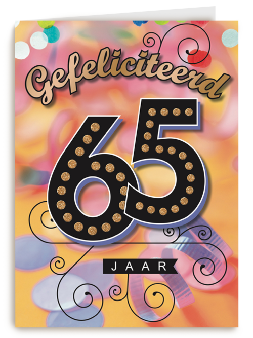 leeftijd vijfenzestig gefeliciteerd