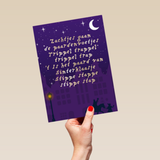 sinterklaaskaart gedicht trippeltrap