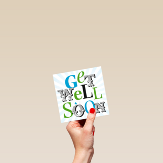 get well soon met zusters hoedje