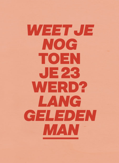 Houten kaart Verjaardagskaarten | Hallmark | AndC Weet je nog toen je 23 werd?
