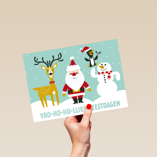 de kerstman en zijn vrienden