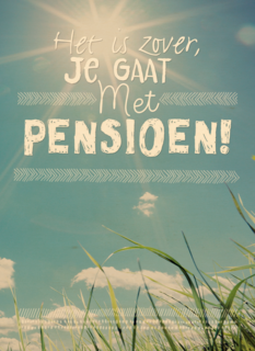 ombouw het is zover je gaat met pensioen