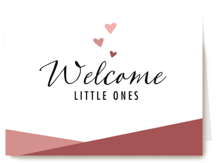 geboorte meerling welcome little ones rood