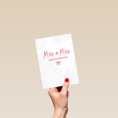 Mrs Mrs jullie zijn getrouwd