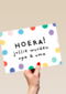zwanger kleinkind confetti hoera jullie worden op en oma