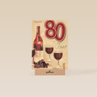verjaardag leeftijden rode wijn 80