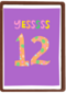 Verjaardagskaart yessss 12 tiener meisje