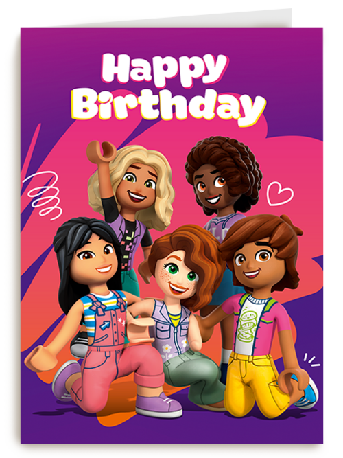 Lego Friends Happy Birthday