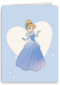 prinses kaart disney verjaardag blanco assepoester