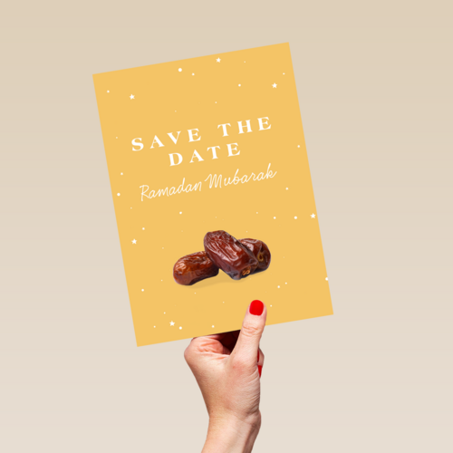 ramadan kaart save the date ramadan mubarak
