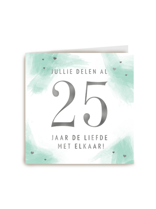 jullie delen al 25 jaar de liefde met elkaar