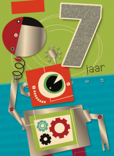 verjaardag leeftijden robot 7 jaar