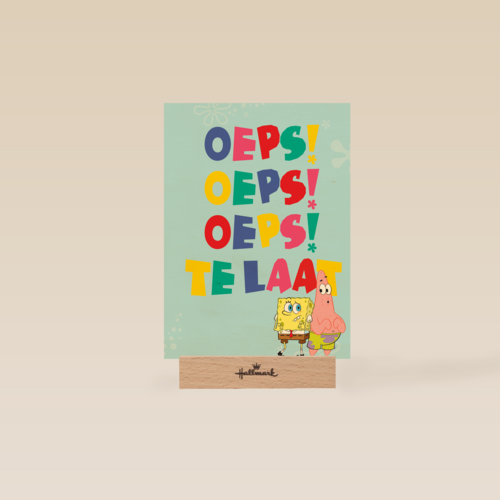 Spongebob Oeps Oeps te laat