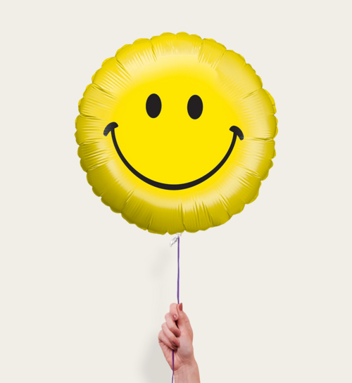 Ballon Smiley Geel