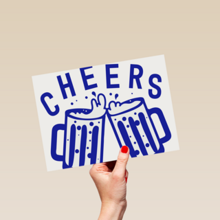 Cheers beers blue