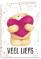 valentijnskaart forever friends Veel liefs