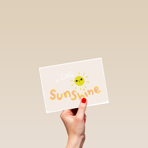 Beterschap kaart Hello Sunshine